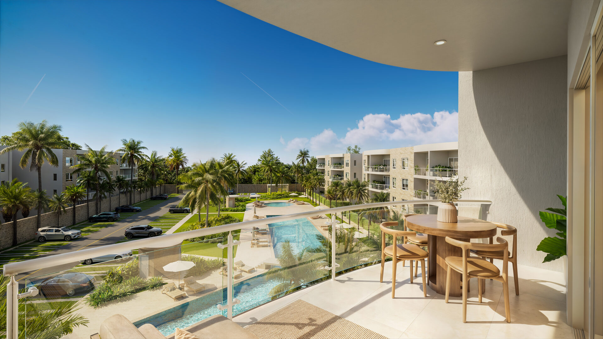 Apartment balcony