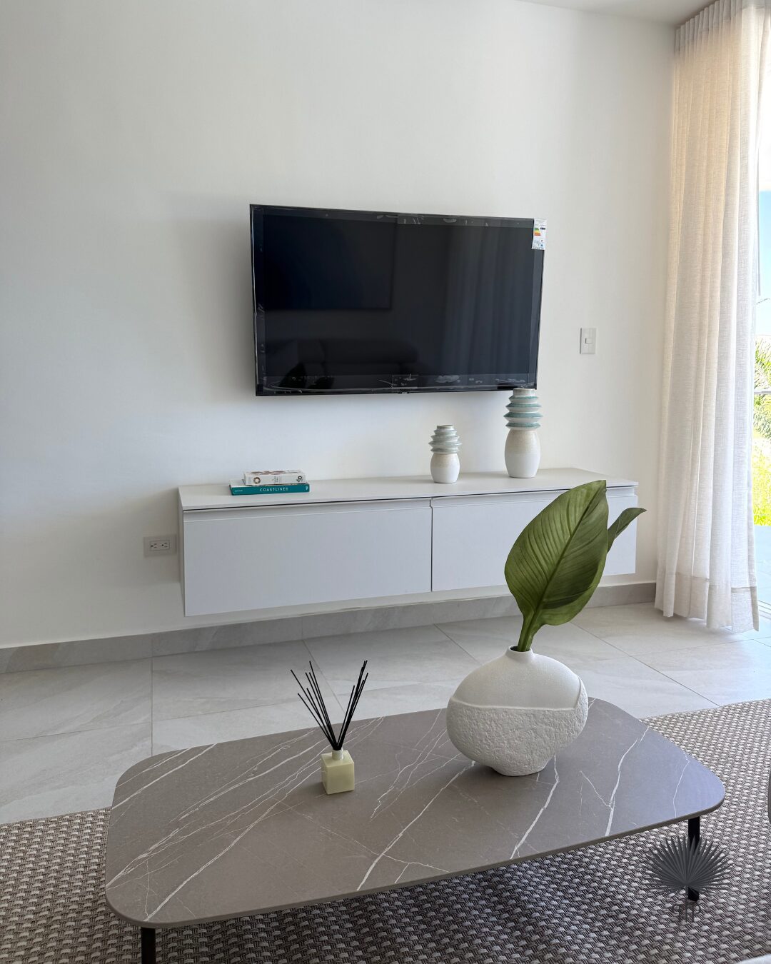 Construction progress — interior works